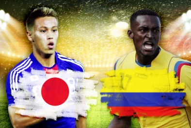 Kết quả tỉ số trận đấu Nhật Bản – Colombia World Cup 2014: 1-4
